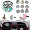 Car Perfume Clip Home Essential Oil Diffuser For Car Locket Clip Stainless Steel Car Air Freshener Conditioning Vent Clip Free DHL WX9-296