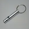 2022 Wholesale Aluminum Alloy Whistle Mini Keyring Keychain Outdoor Metal Emergency Alarm Survival Sport Hiking Camping Hunting