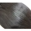 Super dubbel getrokken menselijke haarbundels met sluiting rechte Braziliaanse maagdelijk menselijk haar inslag met 4x4 haarsluiting natuurlijke kleur 8-22 inch