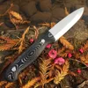 [BROTHER F005] 60HRC D2 Coltello a lama fissa Coltelli Bushcraft Dritto Caccia tattica Campeggio Strumento EDC di alta qualità