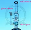 Narghilè Corona Bong Recycler Water Pipe 15 "Vetro all'ingrosso dalla fabbrica di bong