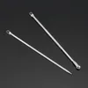 2PCS Stainless Blackhead Comedone Needle Remover Blemish Pimple Pin Acne Extractor Face Cleaning Tool