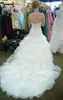 Alluring Ruffle Mermaid Wedding Dresses Plus Size Pleated Applique Beaded Open Back Trumpet Wedding Gowns Bridal Dress Vestidos De Novia