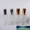 Kwadratowy szklany wałek butelka zapachowy pojemnik wałek DIY perfumy butelek kosmetyczny błyszczący pielęgnacja pakowania butelki roll-on