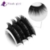 الجملة فلاش فتاة التمديد الكلاسيكي للرمش العينة 5 نماذج طول 8m-16mm Lashes Individual Mink رمش الامتداد الخاص تسمية