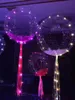 Nya ljus leksaker LED -stränglampor Flasher Lighting Balloon Wave Ball 18inch helium ballonger jul halloween dekoration leksaker