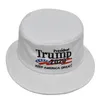Trump 2020 Hat Embroidered Bucket Cap Keep America Great Hat Trump Cap President Trump Stingy Brim Hats Party Hats CCA-11758 30pcs