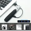 Ny ljus ljusare metallcigarettändare USB laddning Vindtät Portable Electric Arc Lighter Gift Long Neck Tändsverktyg för 5778698
