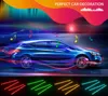 Luce a striscia a LED auto 4pcs 48 LED Luce interno auto multicolore con funzione di controllo telecomando wireless attivo del suono 20199927212