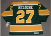 Personnalisé Hommes Jeunes femmes Vintage # 27 GILLES MELOCHE California Golden Seals 1972 CCM Hockey Jersey Taille S-5XL ou personnalisé n'importe quel nom ou numéro