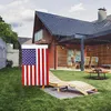 DHL ENVOYER Support de drapeau de jardin Bannière Mât de drapeau en fer forgé Le jardin peut contenir des drapeaux jusqu'à 12,5 "de largeur pour la pelouse du jardin extérieur