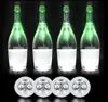 LED-sticker Coaster Discs Lights Wine Liquor Fles Clear Glass Cup Coaster met 3M Sticker voor Party Wedding Occassen Verjaardagsdecoratie