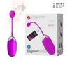 USB Recharge Masseur Bluetooth Vibrateur Sans Fil Smartphone App Télécommande Oeufs Vibrants Vaginaux Jouets Pour Adultes Clit egg vibrado1805477