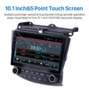 10.1 tum Android Car Video GPS Multimedia Player för 2003-2007 Honda Accord 7 med USB AUX WiFi Support Bakövning Kamera OBD2