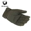 США военные тактические перчатки на открытом воздухе спортивная армия полного пальца боевой мотоцикл скользкий углеродное волокна черепаха корпуса перчатки