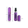 5ml Refillable Perfume Spray Bottle Aluminum Spray Atomizer Portable Travel Cosmetic Container Perfume Bottles