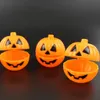 Orange Pumpkin Bucket Halloween Props Table Ornaments Mini Funny Articles Trick Treat Candy Box Case With Cover GGA2600