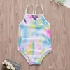 Çocuklar Bebek Mayo Bikini Kızlar Mermaid Bikini Mayo Balık Ölçeği Yüzme Kostüm Mayo