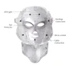 Maschera per il viso sbiancante per viso e collo a luce infrarossa Maschera per terapia della luce a LED per lifting facciale4319505