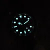 Montre en acier inoxydable à bande de luxe 2019 avec montre de luxe discrète de couleur étanche lumineuse de 40 mm232n