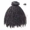 VMAE Birmański Kolor Naturalny 3C 4A 4B 4C 8 do 18 cali 100g 120g Afro Kinky Curly Virgin Remy Human Hair Extension Clip In