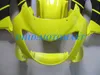 Injektion Anpassad Fairing Set för Honda CBR600F4 99 00 CBR600 F4 1999 2000 CBR 600 F4 600F4 CBR600 Gul svart Fairings Body Kit HP68