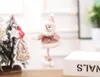 pendurando enfeites boneca Elk rena da árvore de Natal Decoração Pingente de Santa Snowman Cláusula de pelúcia Xmas Home Decor