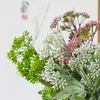Ny konstgjord blomma gren plast pistachio falska växter för hemfest DIY bröllop dekoration blomma arrangemang leveranser