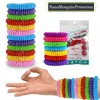 Braccialetti repellenti per zanzare Bracciale da polso a mano Anello telefonico Catena per bambini adulti Usa braccialetto anti-zanzara Braccialetti per il controllo dei parassiti