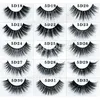 Make-up onwaar 7 paren 3D wimpers wreedheidvrij volume faux nerts strip wimper dramatische oogwimpers natuurlijke zachte 36 stijlen 587