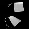 100Pcs/pack Teabags 5.5 x 7CM Empty Tea Bags With String Heal Seal Filter Paper for Herb Loose Tea Bolsas 120bag T1I1853