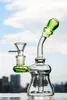 toro dab huile narguilés mini bécher en verre bongs barboteur 5MM d'épaisseur plates-formes banger recycleur eau fumer tuyaux