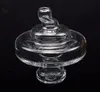 UFO Glass Bubble Carb Cap With Hole Quartz Thermal Banger Nails Frosted Clear Joint E-nail Oil Rig Dabbers Water Ppipe Bongs