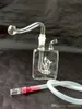 Die neue flache Glasbox Shisha, Großhandel Glasbongs Ölbrenner Rohre Wasserpfeifen Glaspfeife Bohrinseln Rauchen Kostenloser Versand