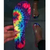 Pantoufles d'été transparentes pour femmes, plates, couleurs mélangées, diapositives de fête, vacances, semelle en caoutchouc, chaussures féminines de base, 2020