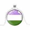 Collana con segno gay e lesbico Collana con ciondolo modello arcobaleno in 8 stili Regalo creativo Gioielli Gay Pride