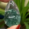 Ghost phantom quartz crystal Drop pendant healing specimen 1pc 9g