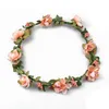 Beach Summer Flower Wreath Garland Crown Festival Wedding Bridal Bridesmaid Floral Headband BOHO Headdress Headpiece Hair Accessor9145241