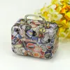 Mini tecknad handväska metall förvaring låda för godis te mynt kawaii tenn lådor för små saker smycken arrangör sn1814