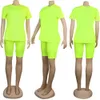 Женский спортивный костюм Летние сплошные шорты из двух частей Тренажерный зал Спортивные спортивные костюмы Короткие короткие шорты Верхние костюмы Зеленые 6 цветов