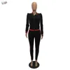 Summer 2020 Sexy Top And Pants Two Piece Set LIIP Tracksuit Women 2 Piece Outfits Twotyle Ladies Tracksuits CM101 T200623