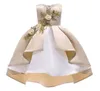 Designer-Baby-Kleider für Mädchen, mehrlagig, süßes Mädchenkleid, Prinzessin, Blumen, Hochzeit, Geburtstag, Babyparty, Blumenkleid, 3 Farben