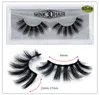 Hot Sales 3D Mink hair False Eyelashes Natural Fake EyeLash Full Strip Handmade Eyelash Extension Mascara Free shipping