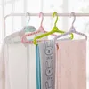 Retrátil Rotating Hanger livremente escaláveis ​​secar roupa rack multifuncional colorido seco e molhado antiderrapante Blanket secagem de roupa Racks
