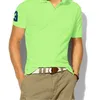 Hoge kwaliteit katoen zomer paard poloshirt VS Amerikaanse poloshirts mannen korte mouw sport casual polo mode solide klassieke t-shirt