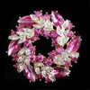 Modèles mixtes en gros personnalisé style européen et américain top vente haut de gamme strass broche fleur broches broches