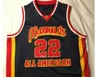 McDonald's All American Carmelo Anthony # 22 Basket Jersey Vit Röd Navy Blå Retro Mens Stitched Anpassning Alla Number Name Jerseys