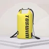 TOSWIM 15L Waterdichte Dry Bag Schouder Bucket Rugzak Zwem Storage Pouch Outdoor Reizen van Mijiayoupin - Geel