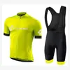 Maglia da ciclismo da uomo CUBE team tuta manica corta da bici pantaloncini con bretelle set estate quick dry bicicletta Abiti divisa sportiva Y21031806