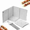Quality 36 Holes Meat Skewer Barbecue Kebab Maker Bbq Grill Skewer Machine Meat Poultry Tools7338864